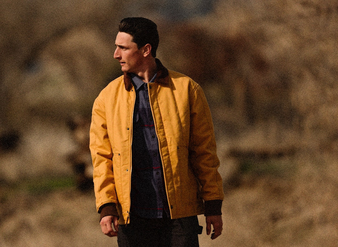 Men's Builders Ranch Jacket in Spruce Yellow – Brixton