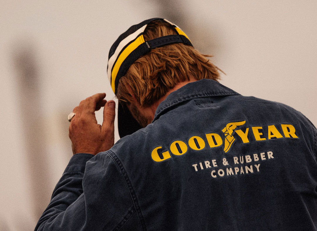 Unisex Goodyear Service Trucker Hat in Navy – Brixton