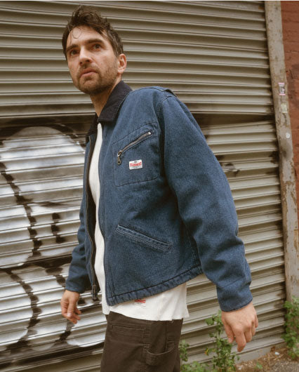 Men's Claxton Parsons Arctic Fleece Lined Jacket in Black – Brixton