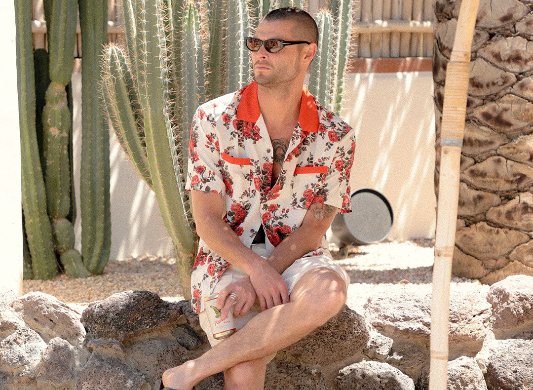 Men's Lafayette Short Sleeve Shirt in Rose Bud – Brixton
