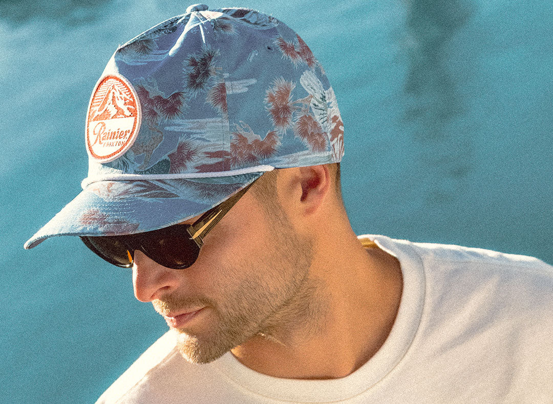BRIXTON × RAINIER HP SNAPBACK CAP Unisex Rainier X Brixton Snapback in Blue Sky