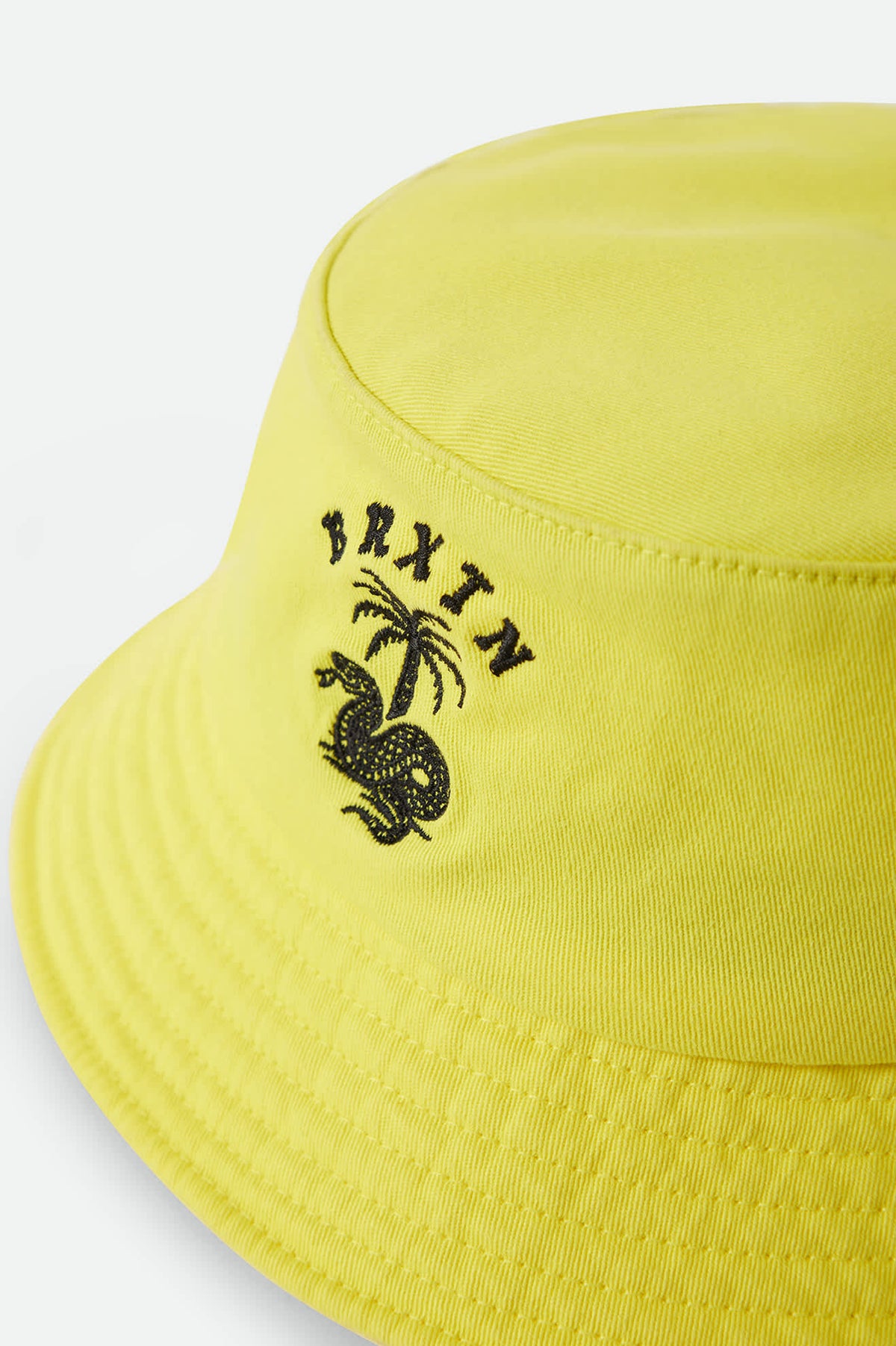 Unisex Serpent Packable Bucket Hat in the color Celestial Yellow - Additional Laydown image