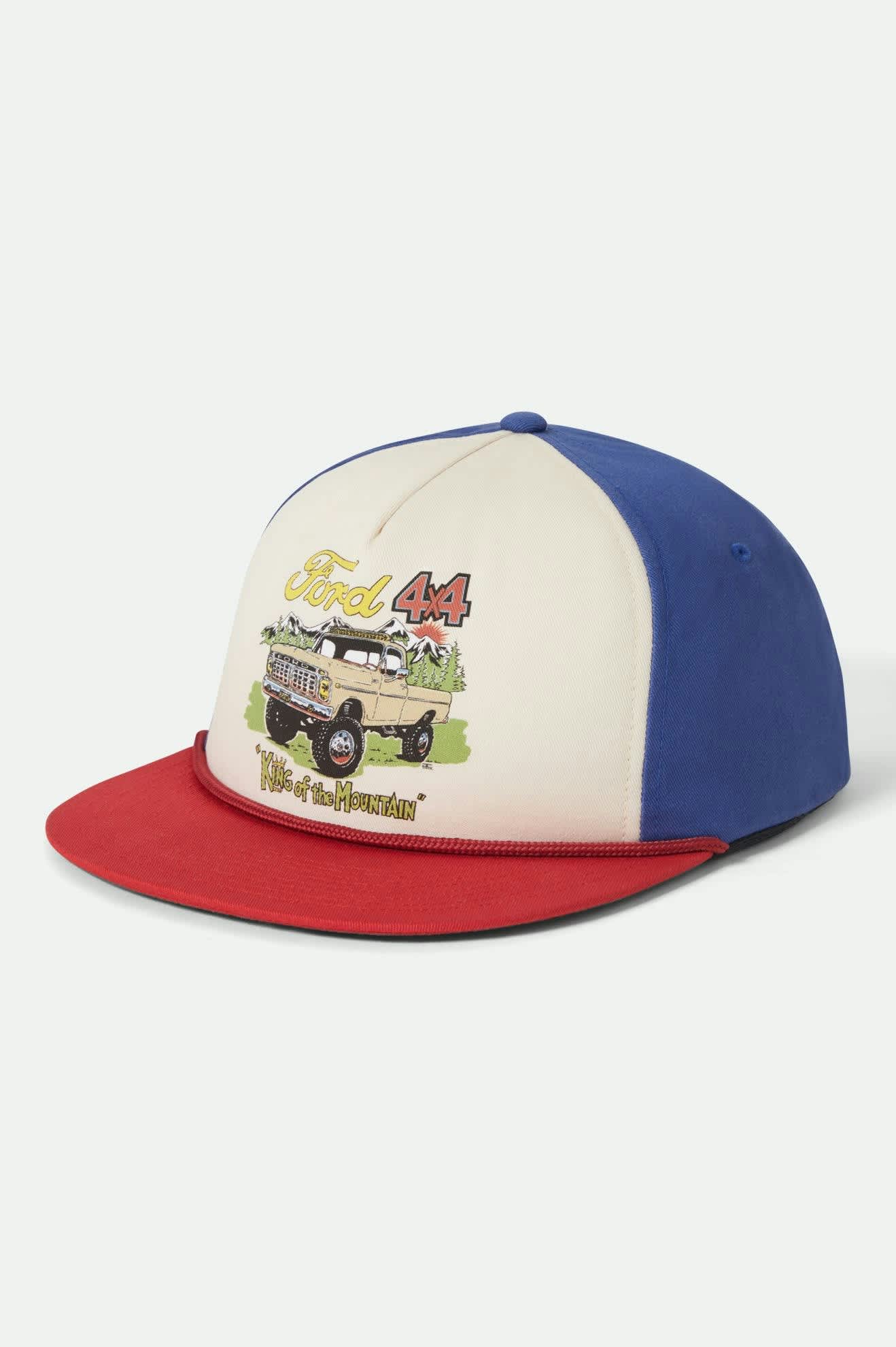 Unisex Ford King Of The Mountains Snapback in the color Multi - Front Product View