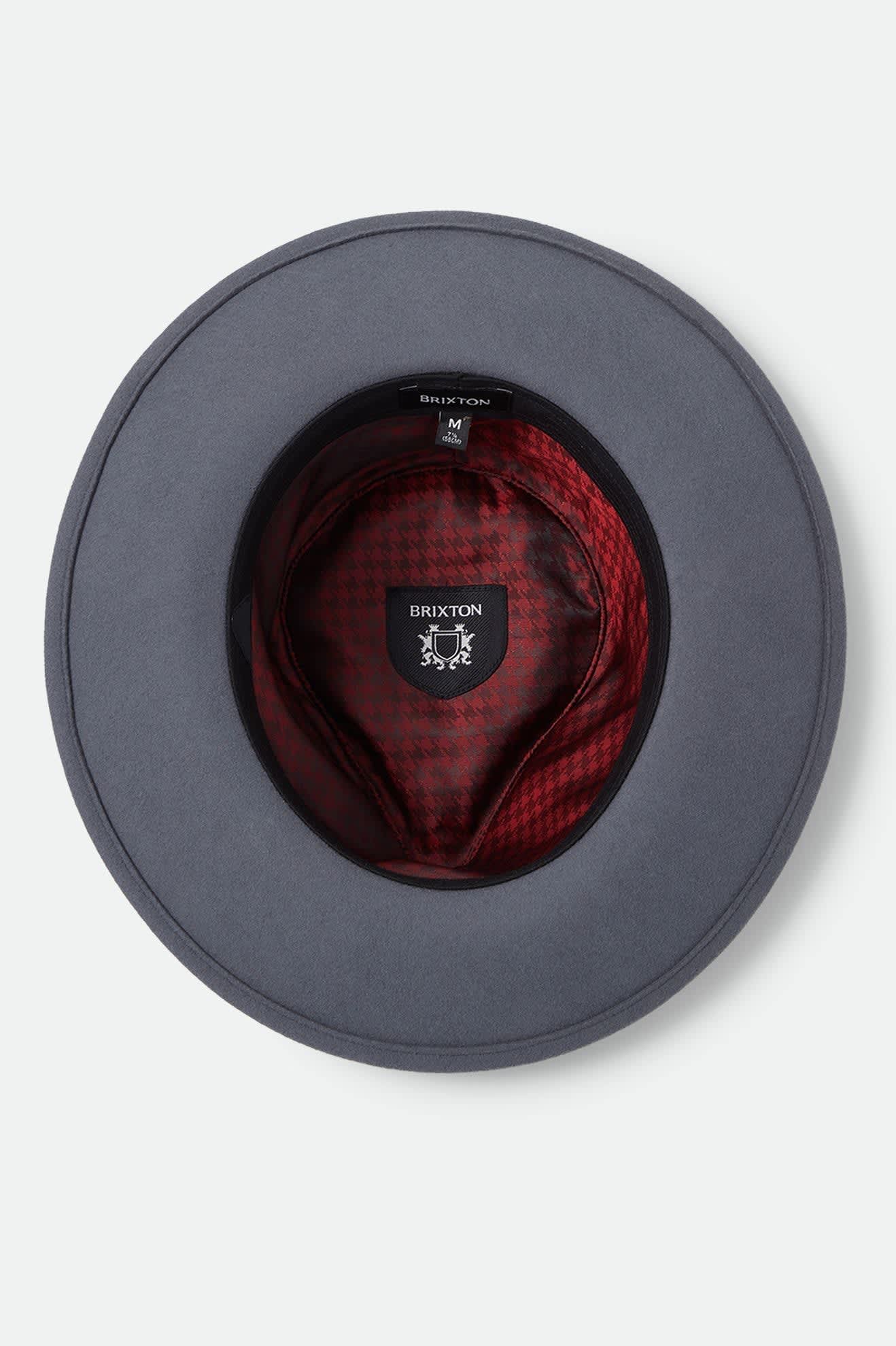 Unisex Eames Fedora in the color Future Grey/Black - Additional Laydown image