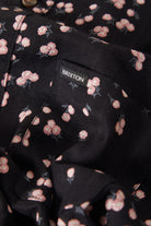 Men's Charter Slub Short Sleeve Shirt in the color Black/Pink - Additional Laydown image