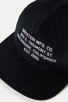 Unisex Union II Netplus Snapback in the color Black - Additional Laydown image