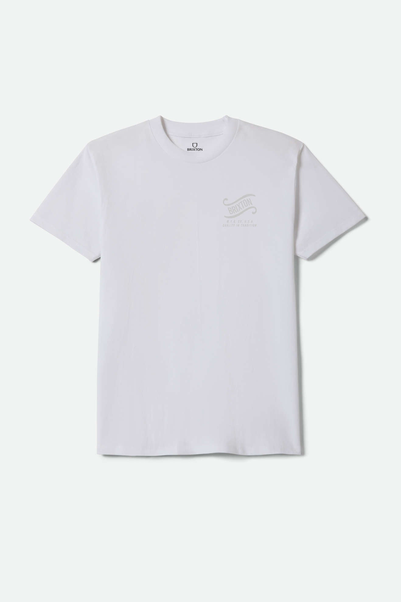 Men's Surge T-Shirt in the color White - Front Product View