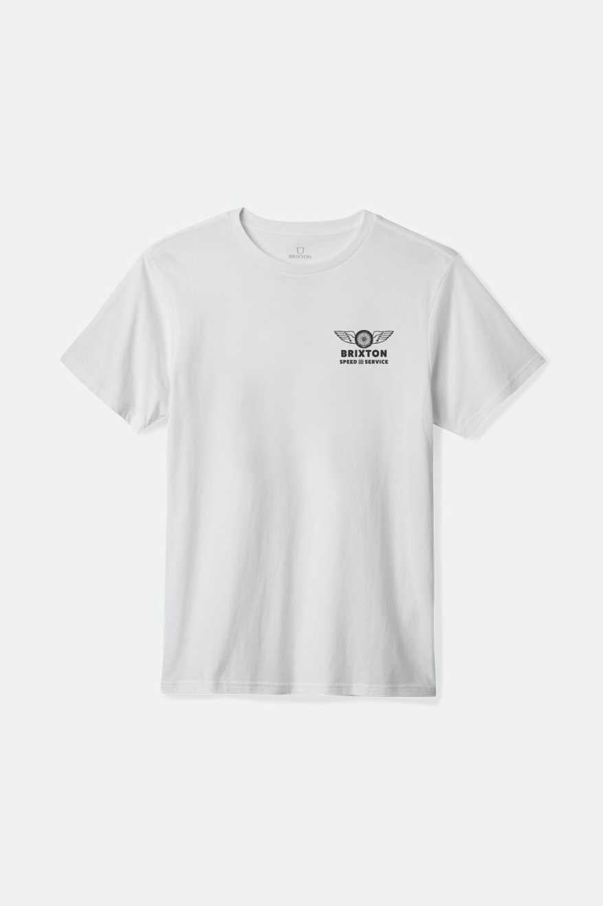 Spoke S/S Standard T-Shirt - White