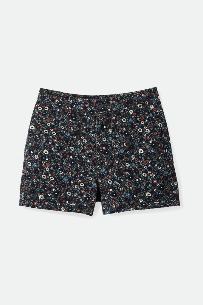 Brixton Vancouver Short - Washed Floral Navy