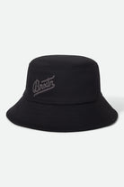 Unisex Eldon Packable Bucket Hat in the color Black - Front Product View