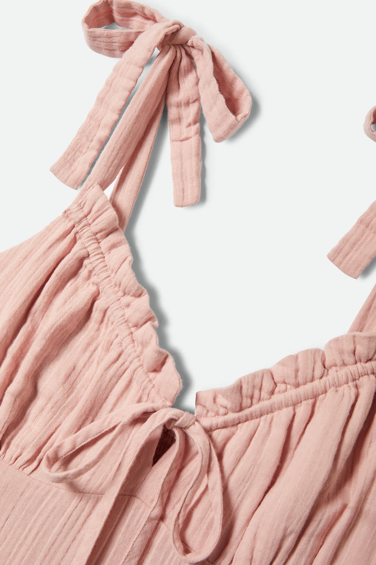 Women's The Tie Dress in the color Silver Pink - Additional Laydown image