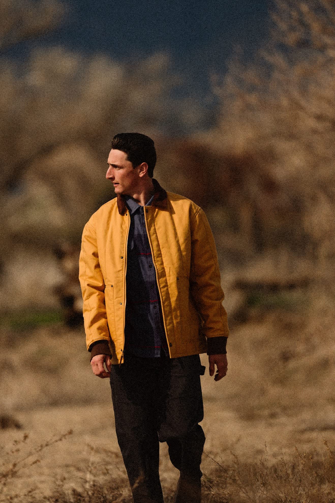Men's Builders Ranch Jacket in the color Spruce Yellow - Men's Lifestyle image