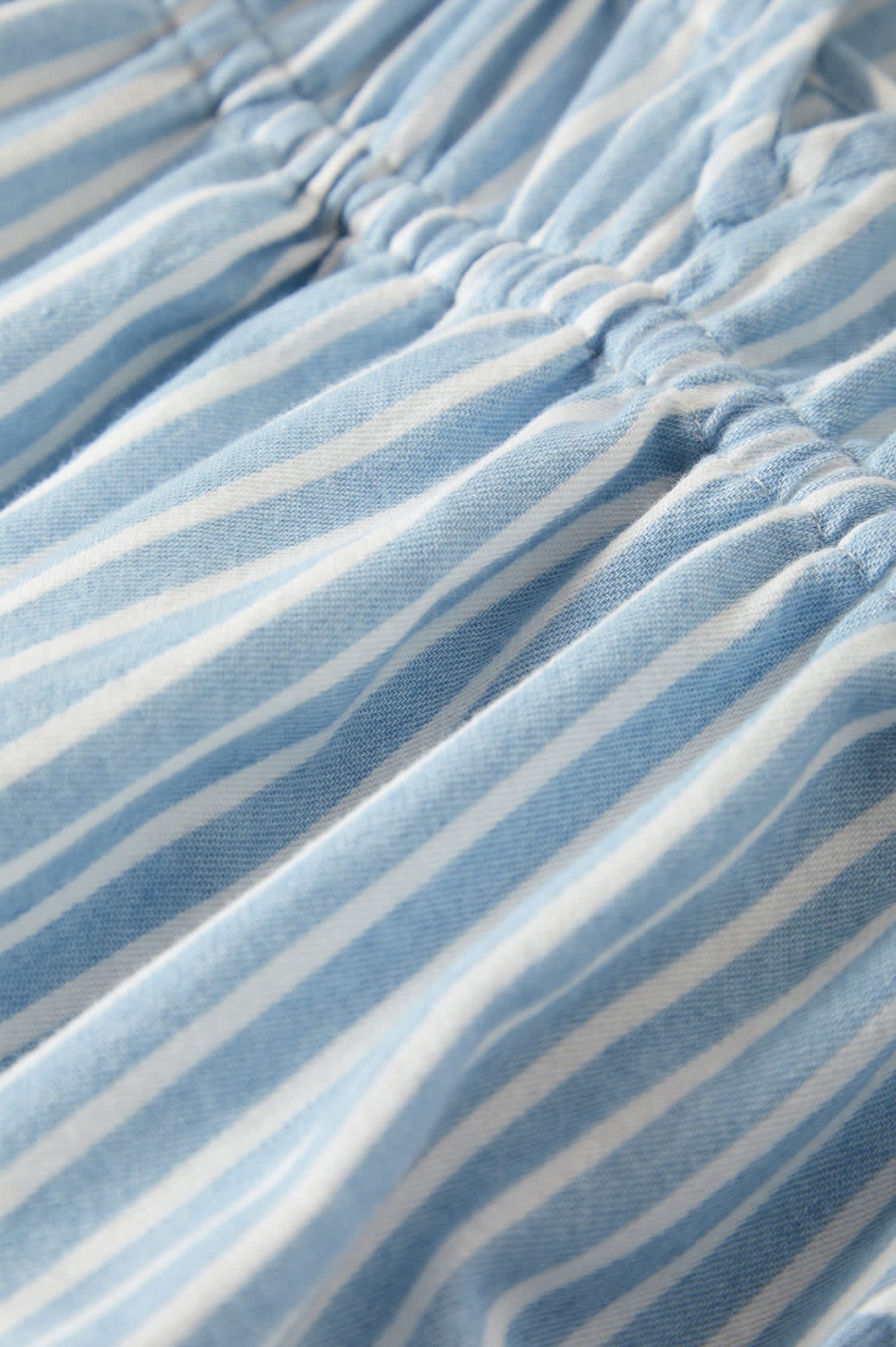 Women's The Bells Top in the color Two Boot Stripe - Additional Laydown image