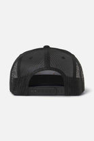 Back Laydown Image for Oath Trucker Hat - Black/Black