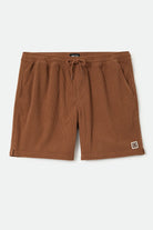Men's Everyday Corduroy Short in the color Tobacco Brown - Front Product View
