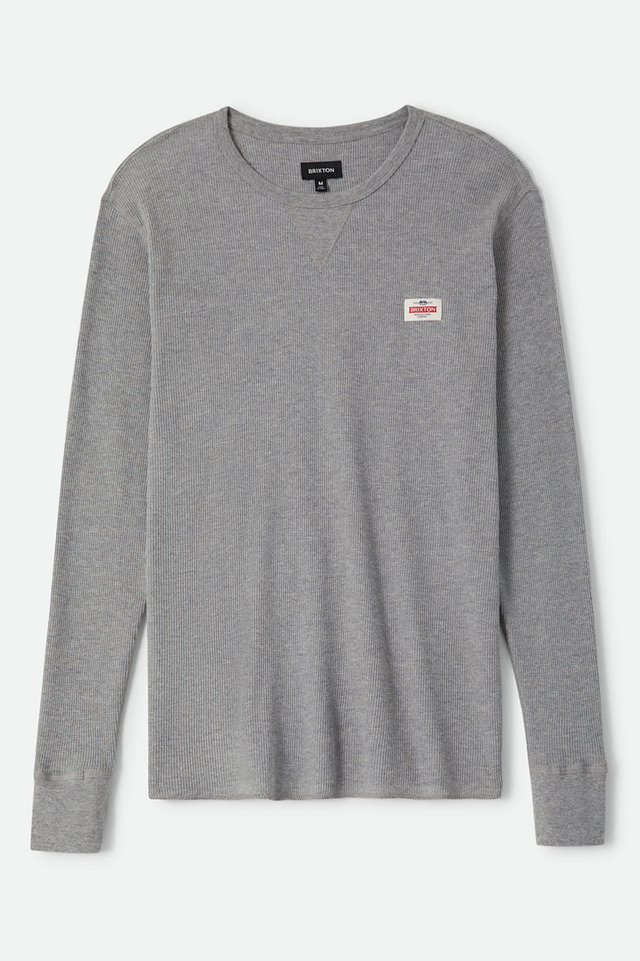 Men's Trademark Waffle Knit Top in the color Heather Grey - Front Product View