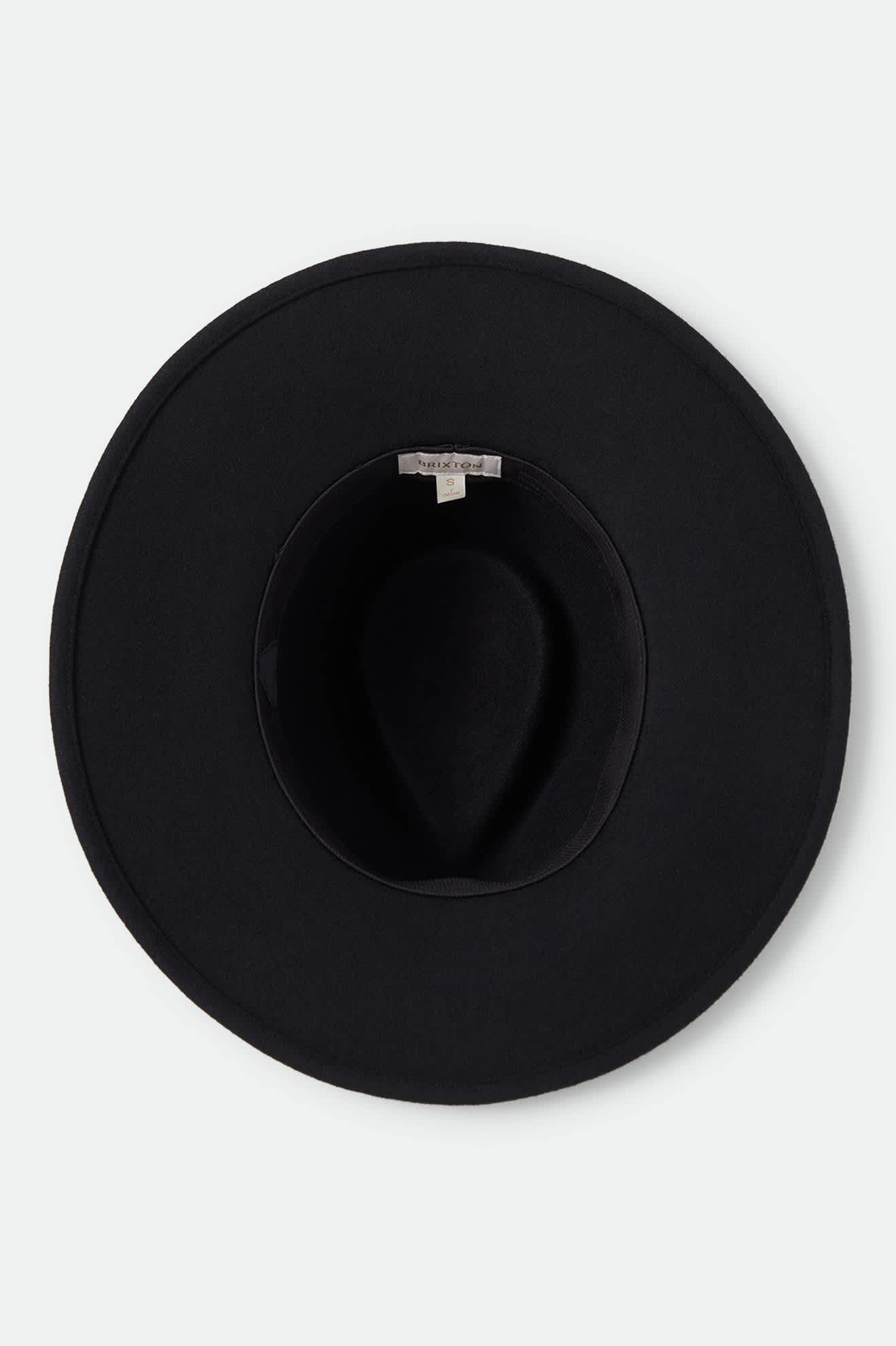 Women's Juniper Packable Hat in the color Black - Additional Laydown image