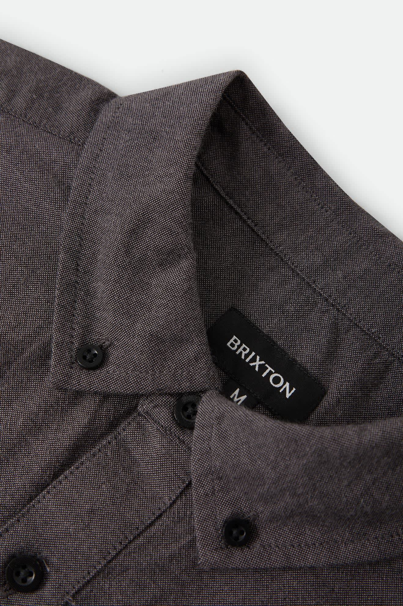 Men's Sanford Oxford Shirt in the color Charcoal - Additional Laydown image