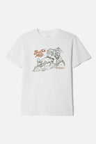 Men's Wellston S/S Tailored T-Shirt in the color White - Front Product View