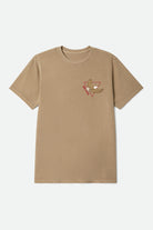 Men's Opal Short Sleeve Standard T-Shirt in the color Timeless Taupe Worn Wash - Front Product View