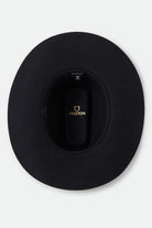 Unisex Prescott Brick Top Cowboy Hat in the color Black - Additional Laydown image