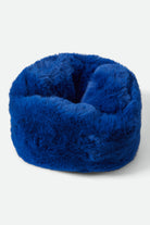 Women's Dion Packable Winter Bucket Hat in the color Cyber Blue - Additional Laydown image