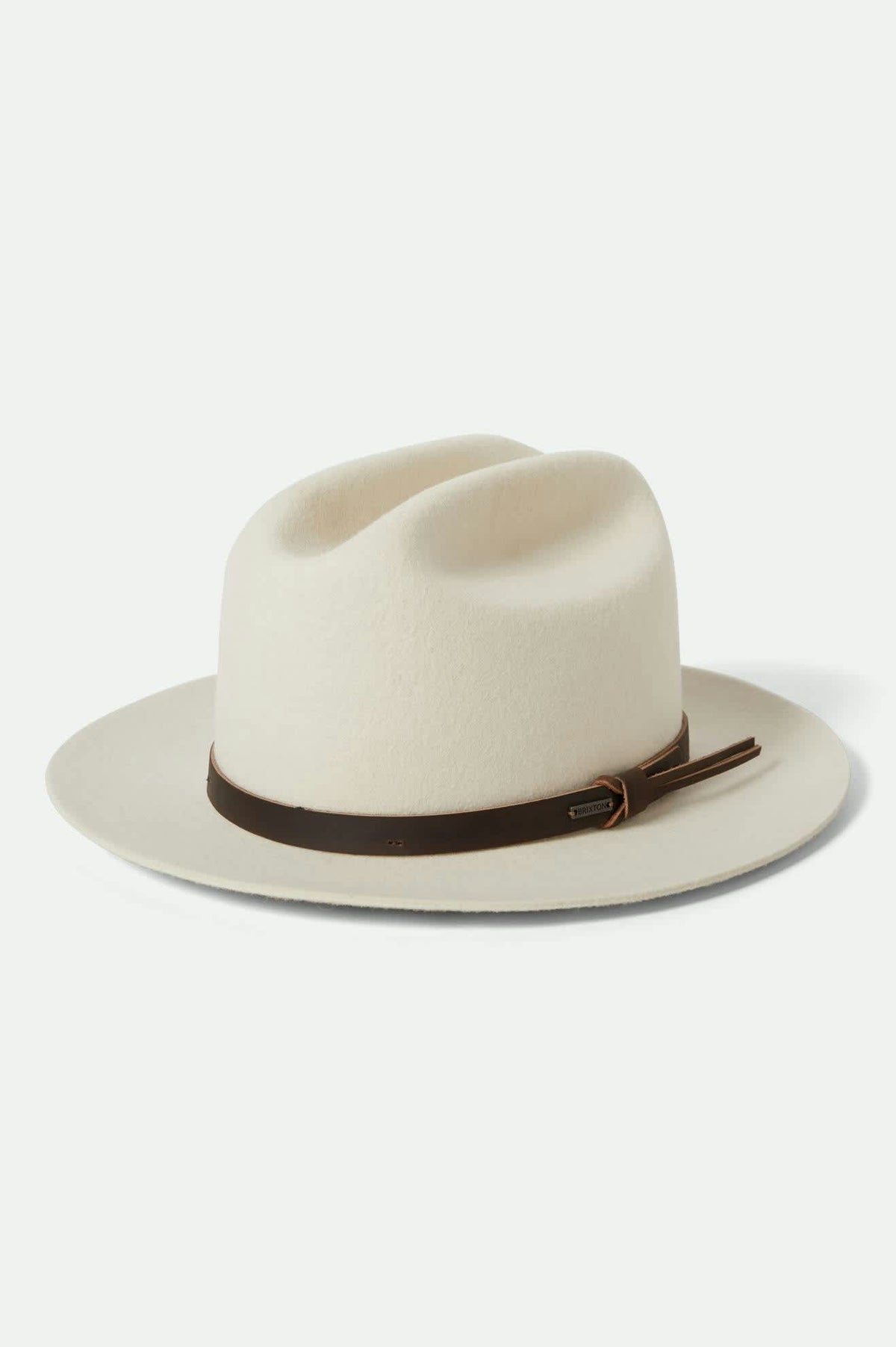 Unisex Hitch Ranch Fedora in Off White – Brixton display picture 1