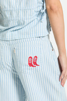 Women's The Chloe 5-Pocket Pant in the color Two Boot Stripe - Additional Fit image