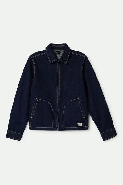 Men's Mechanic Garage Jacket in Rinse Denim – Brixton