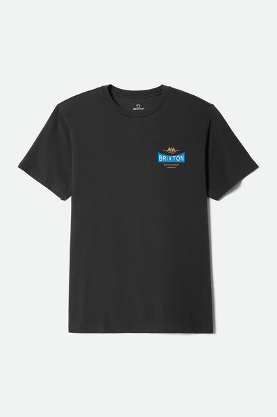 Men's Pinnacle Short Sleeve Standard T-Shirt in Vintage Black