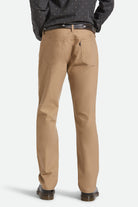 Men's Builders 5 Pocket Stretch Pant in the color Khaki - Additional Fit image