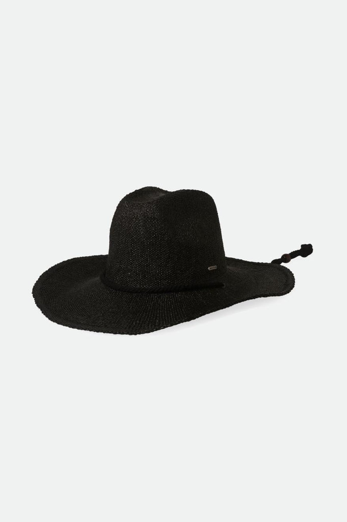 Brixton Austin Straw Cowboy Hat - Black