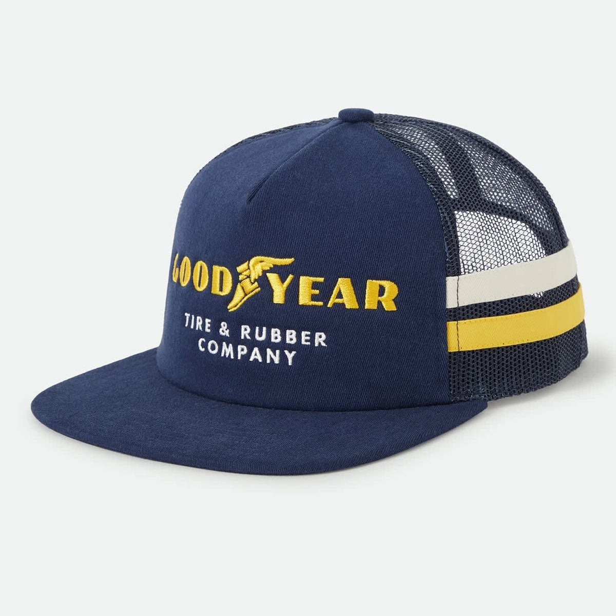 Unisex Goodyear Service Trucker Hat in Navy – Brixton