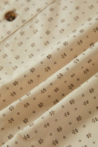 Men's Charter Print S/S Shirt in the color Off White/Micro Floral - Back Style View