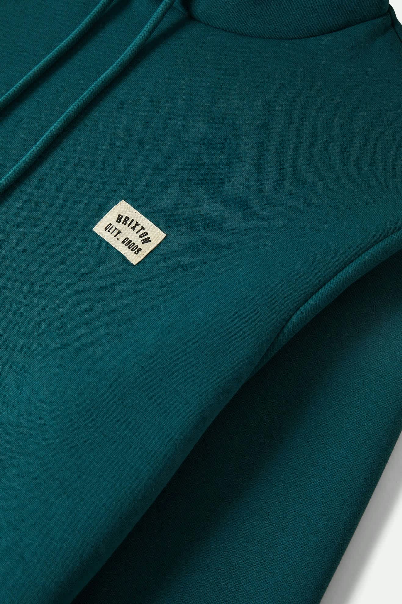 Men's Woodburn Hoodie in the color Night Sage - Additional Laydown image