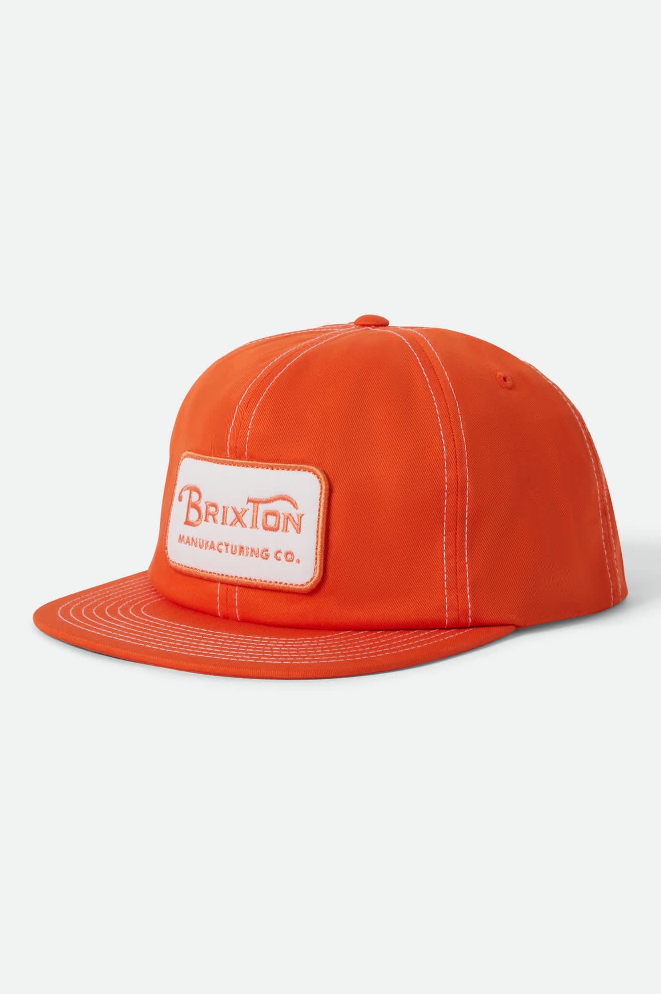 Men's Grade Snapback in the color Solar Orange - Front Product View