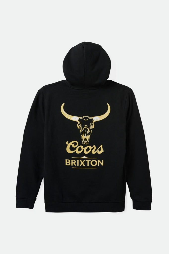 Brixton Coors Bull Hoodie - Black