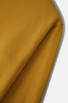 Men's Brixton Baseline Hood Fleece in the color Dusted Ochre Vintage Wash - Additional Laydown image