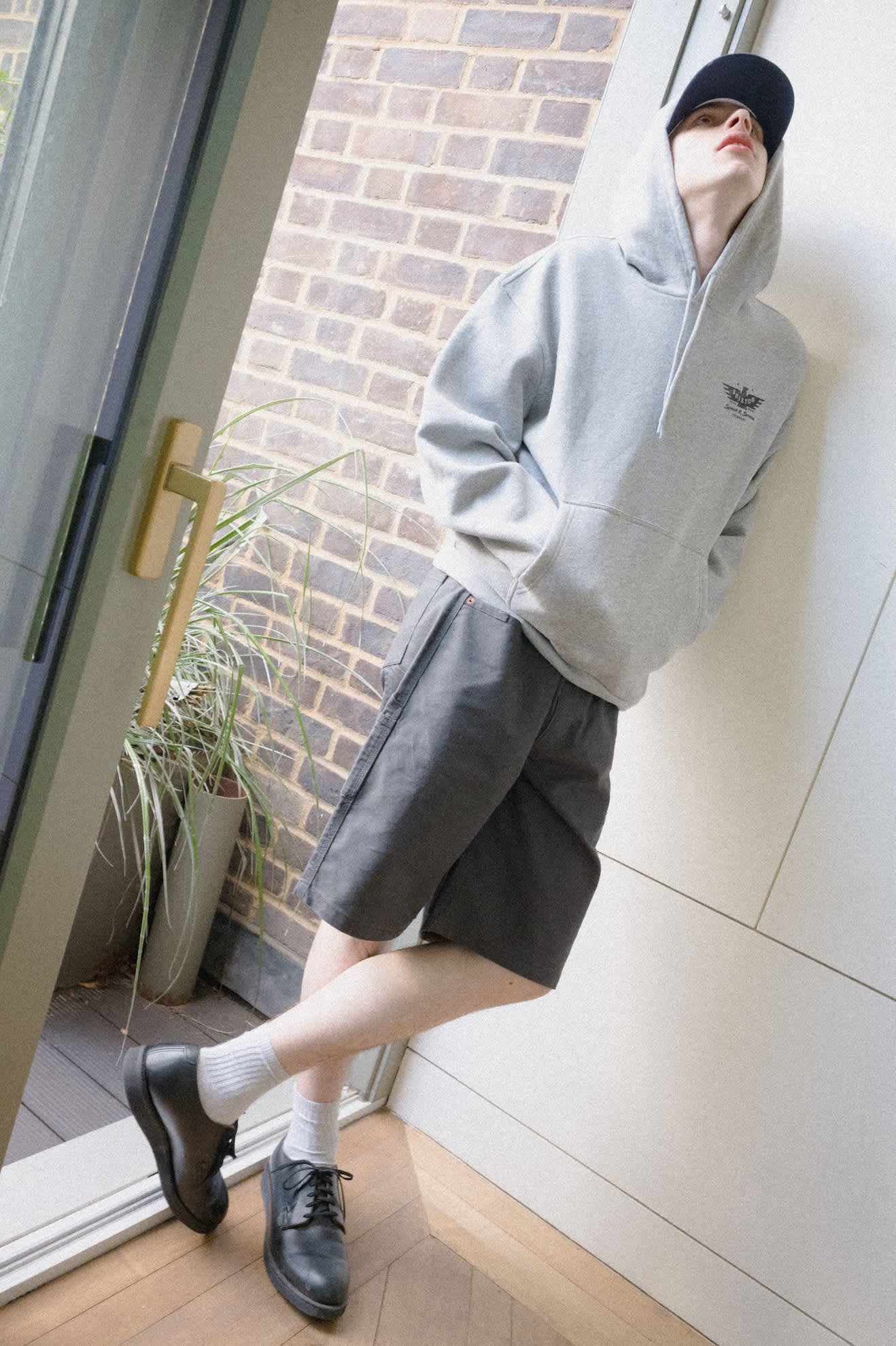 Men's Ewing Hood in the color Heather Grey - Men's Lifestyle image