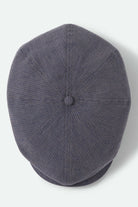 Unisex Brood Newsboy Cap in the color Indigo/Dark Sand - Additional Laydown image