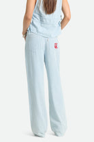 Women's The Chloe 5-Pocket Pant in the color Two Boot Stripe - Women's Back View