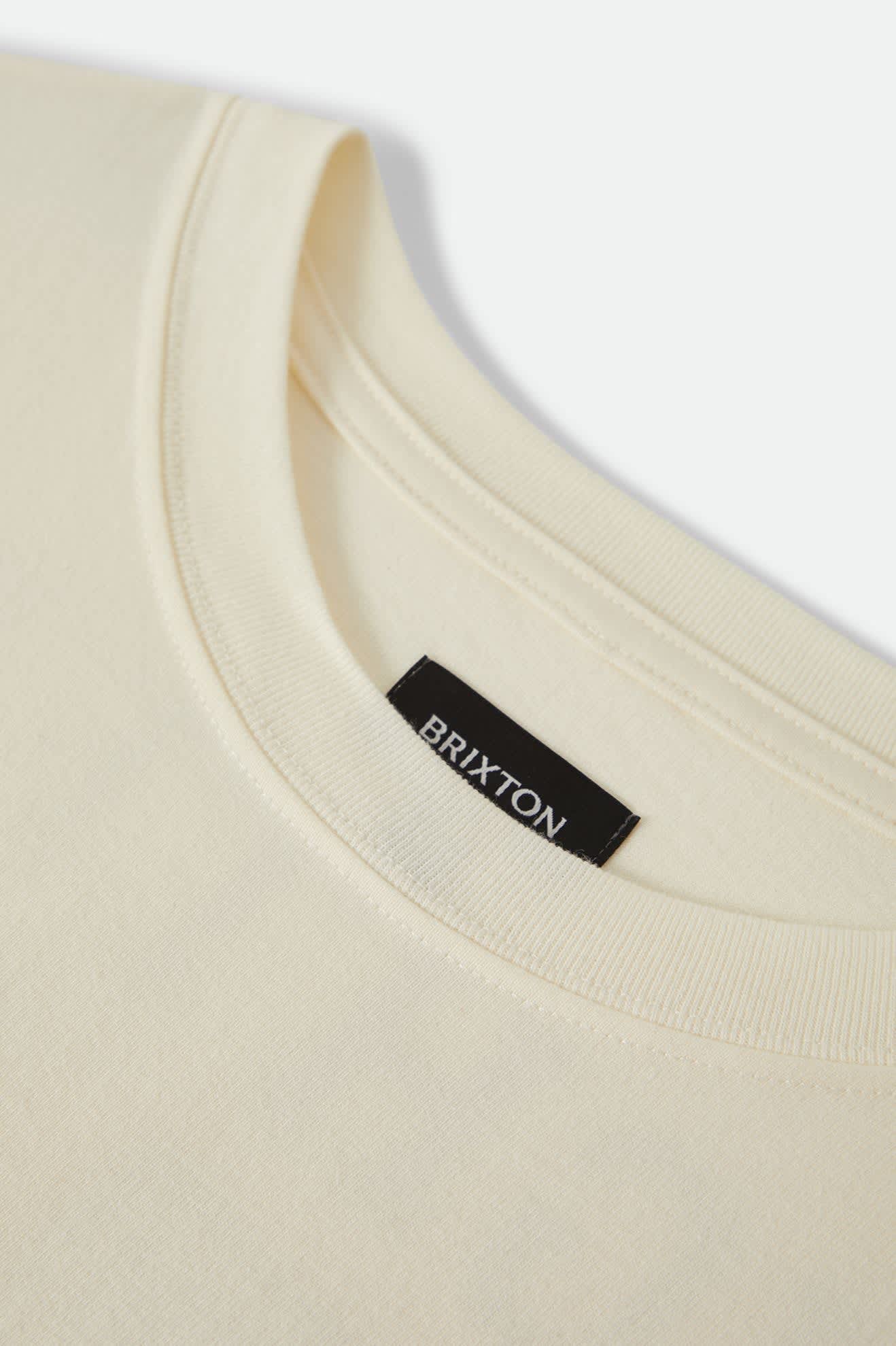 Men's Rainier 1878 Short Sleeve Oversized T-Shirt in the color Natural - Additional Laydown image