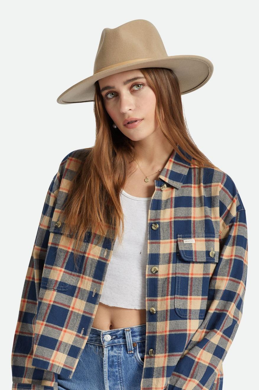 Unisex Field Proper Hat In The Color Sand Brixton