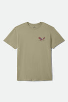 Men's Blazing Standard T-Shirt in the color Olive Surplus Worn Wash - Front Product View