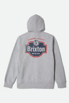 Men's Genuine Quality Hoodie in the color Gunmetal Heather - Additional Laydown image