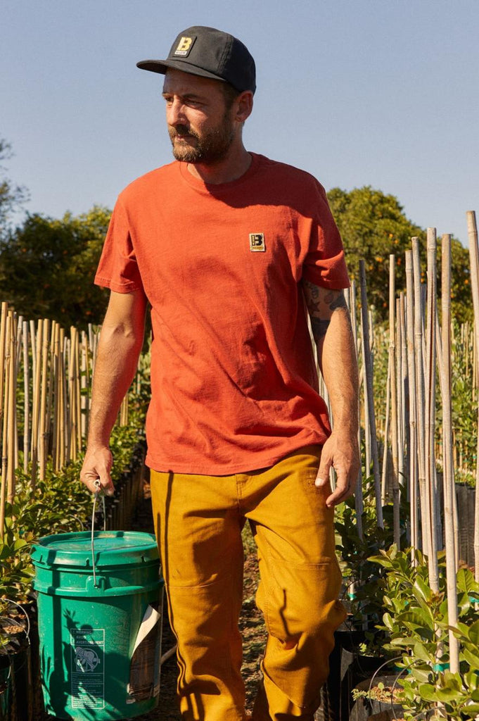 Brixton Builders S/S Standard Tee - Barn Red