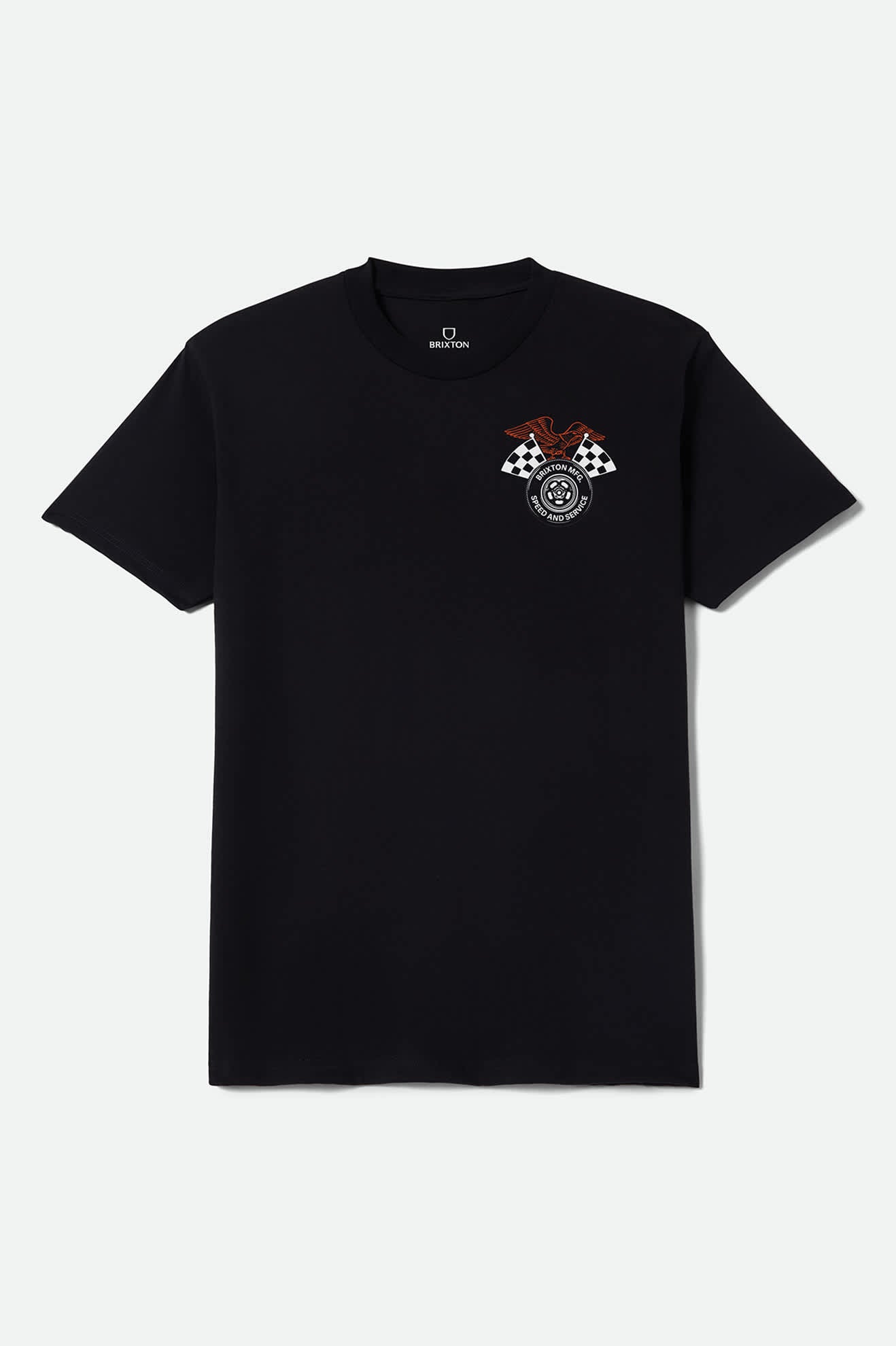 Men's Reamer Standard T-Shirt in the color Black - Front Product View