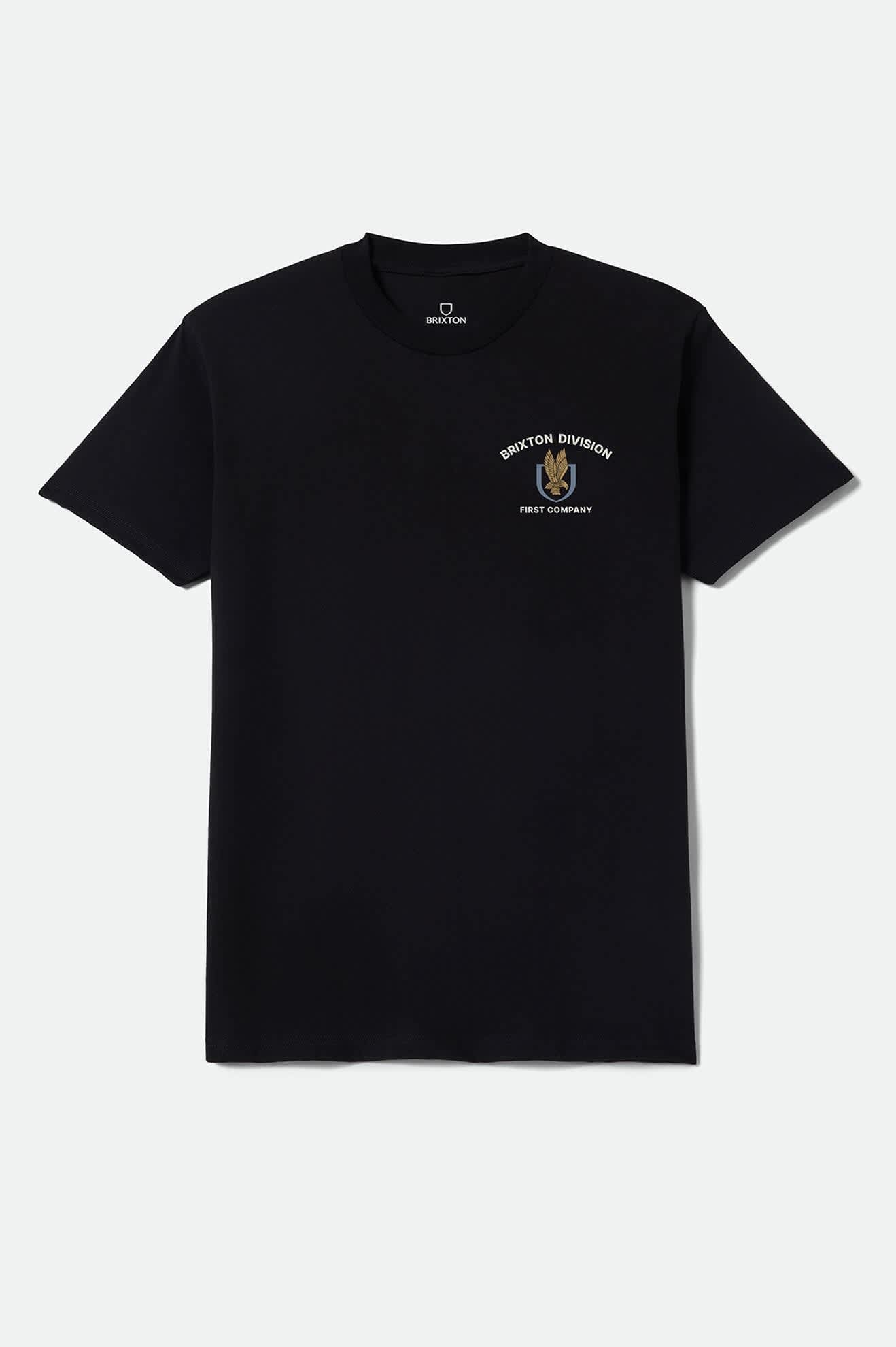 Men's Covall Standard T-Shirt in the color Black - Front Product View