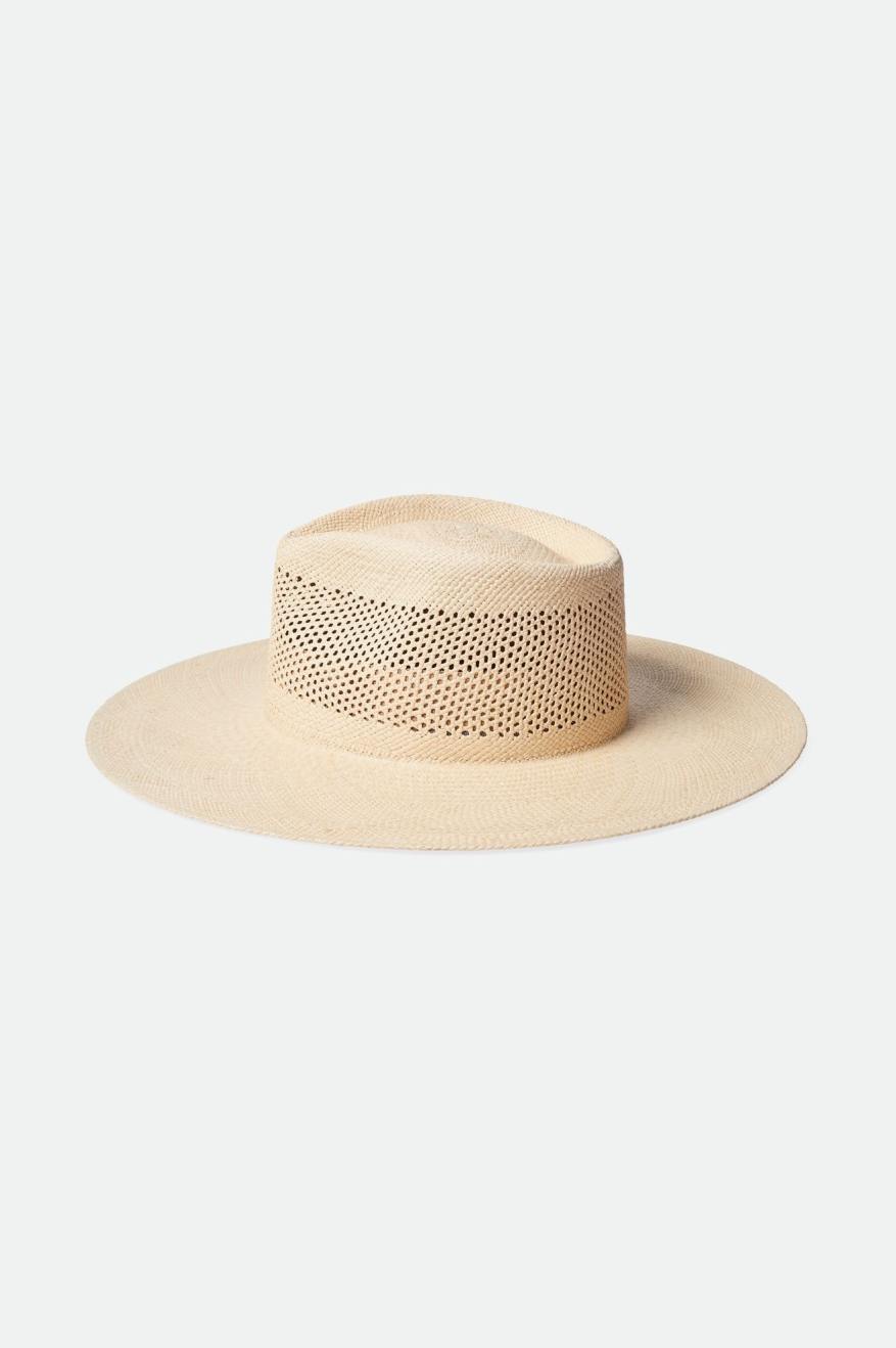 Jo Panama Straw Rancher Hat - Catalina Sand – Brixton