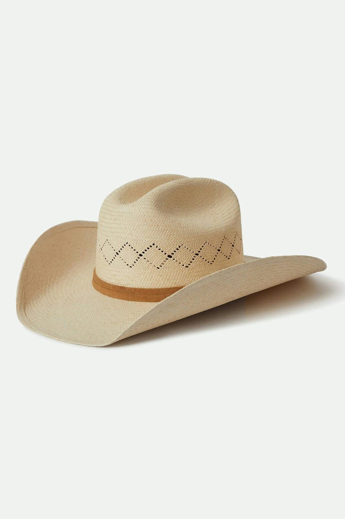 Brixton Cream Cowboy Hat color Dove with braided band Braided Horsehair Hat Band main image 2
